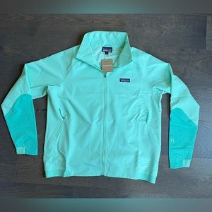 Patagonia Women’s R1® CrossStrata Jacket - NWT - Size L - Early Teal